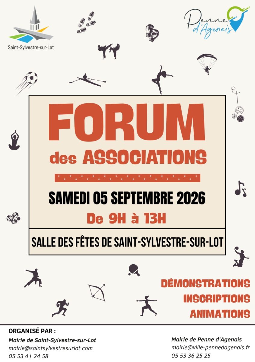 Forum des Associations 2026 de St-Sylvestre-sur-Lot