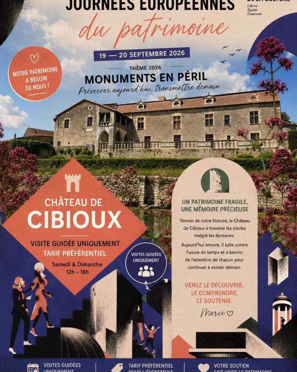 Journées Européennes du patrimoine : Château du Cibioux