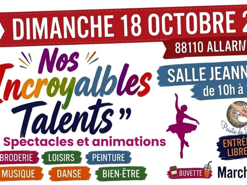 Journée 'nos incroyables talents'