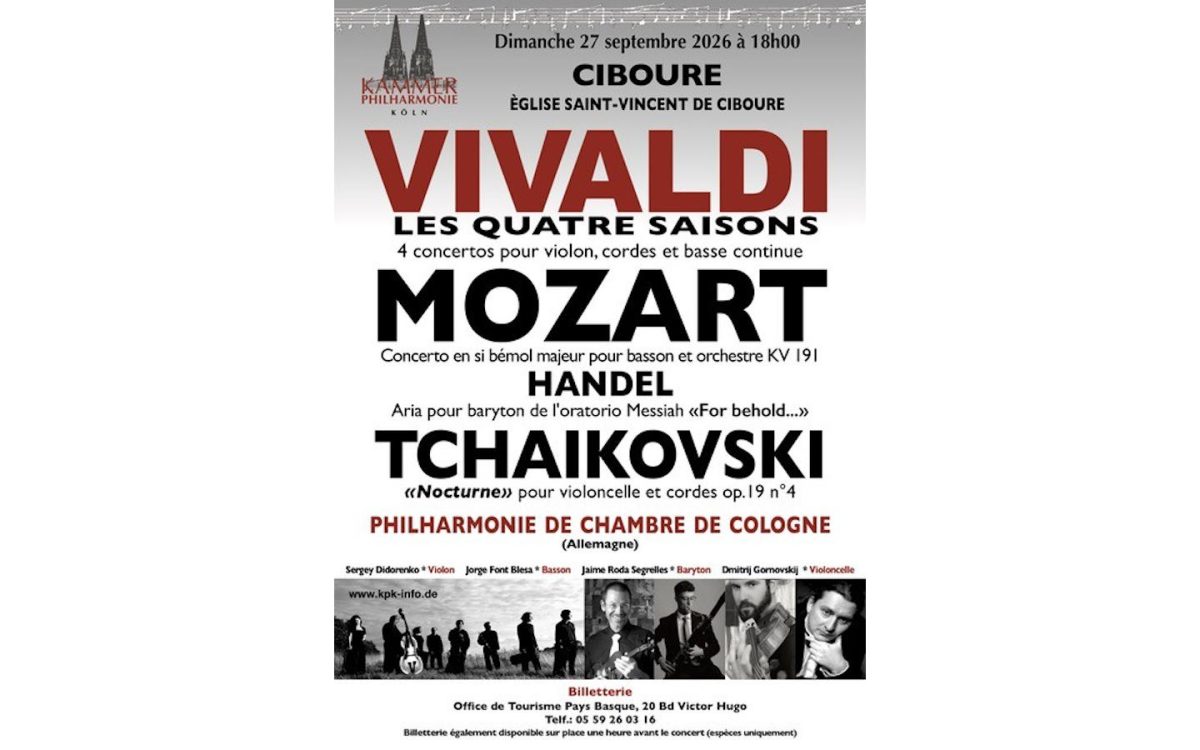 Concert de la Chambre Philharmonique de Cologne