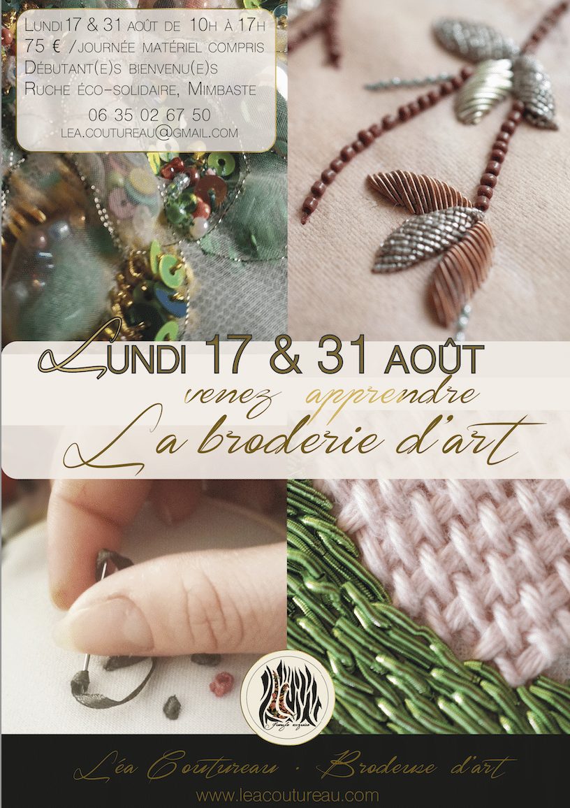 Atelier broderie d'art