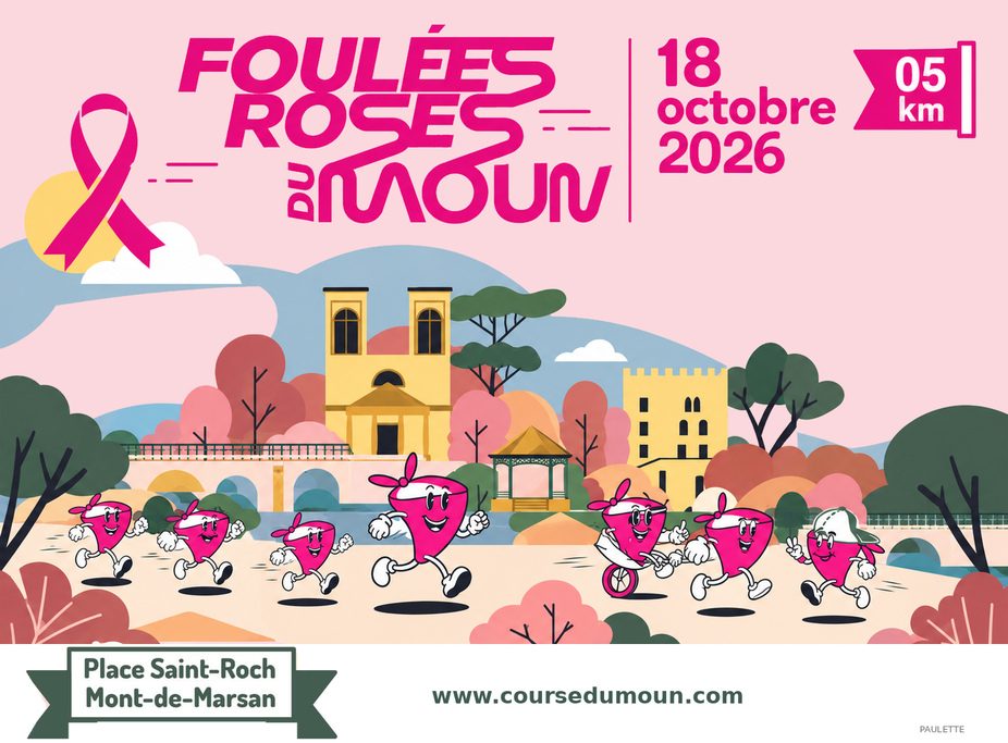Les foulées roses du Moun