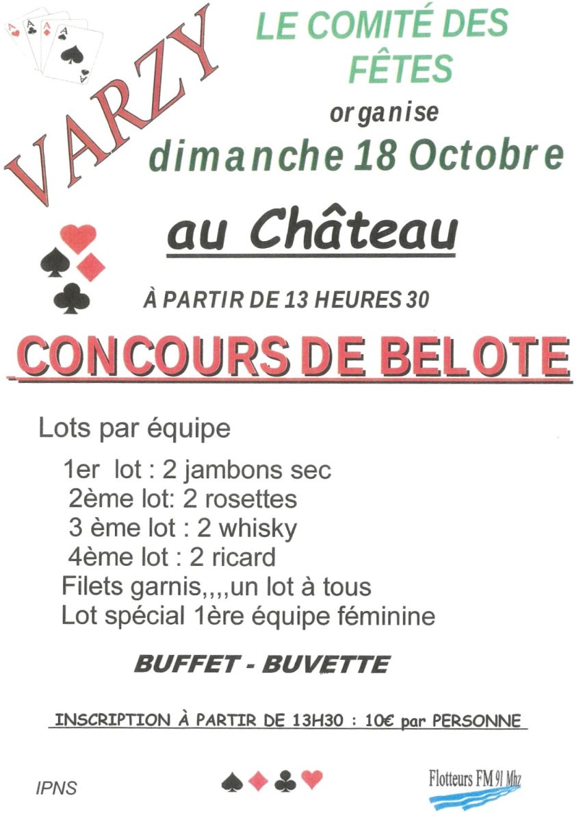 Concours de belote