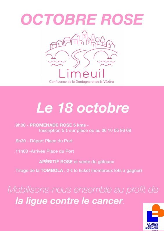 Octobre rose à Limeuil