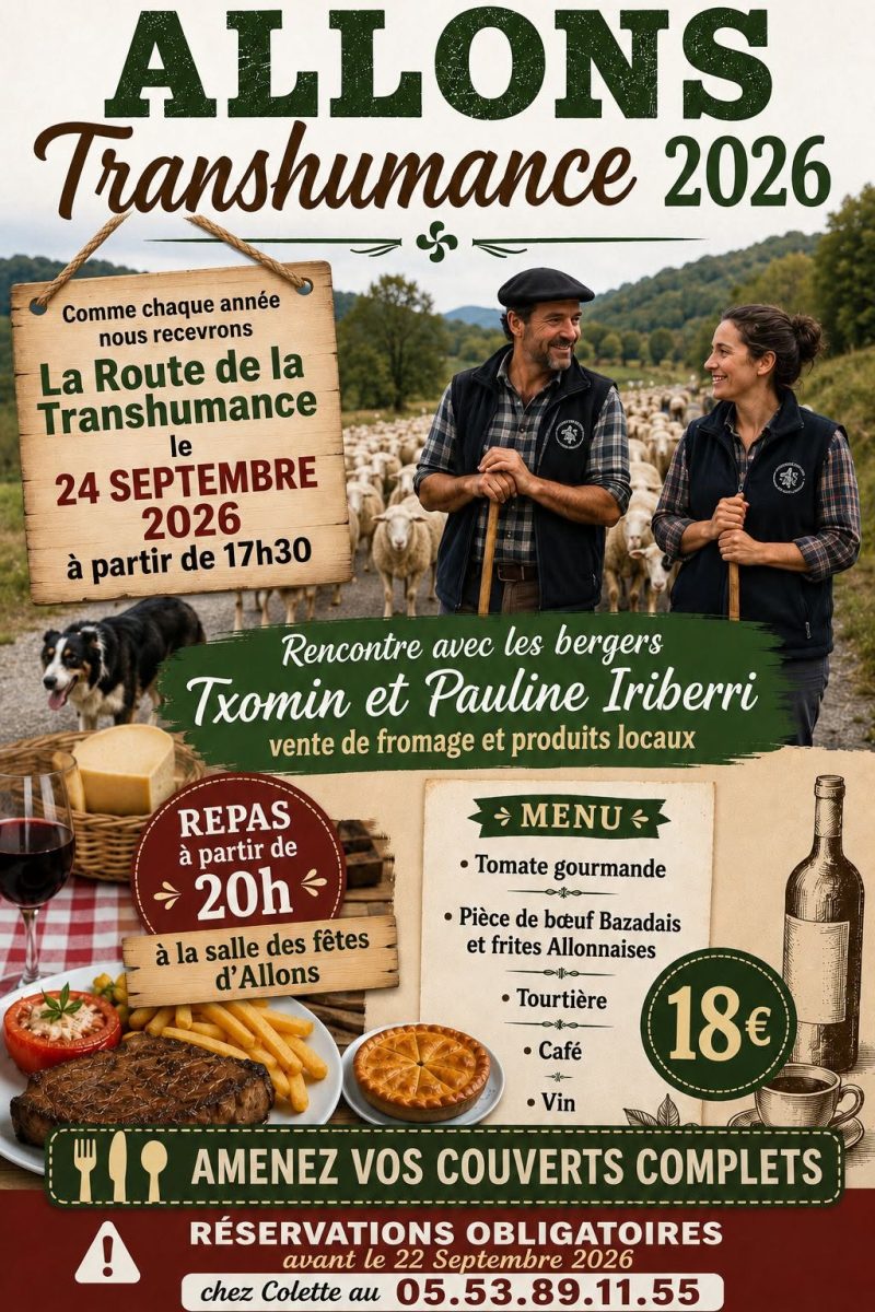 Route de la Transhumance 2026 - ANNULÉ