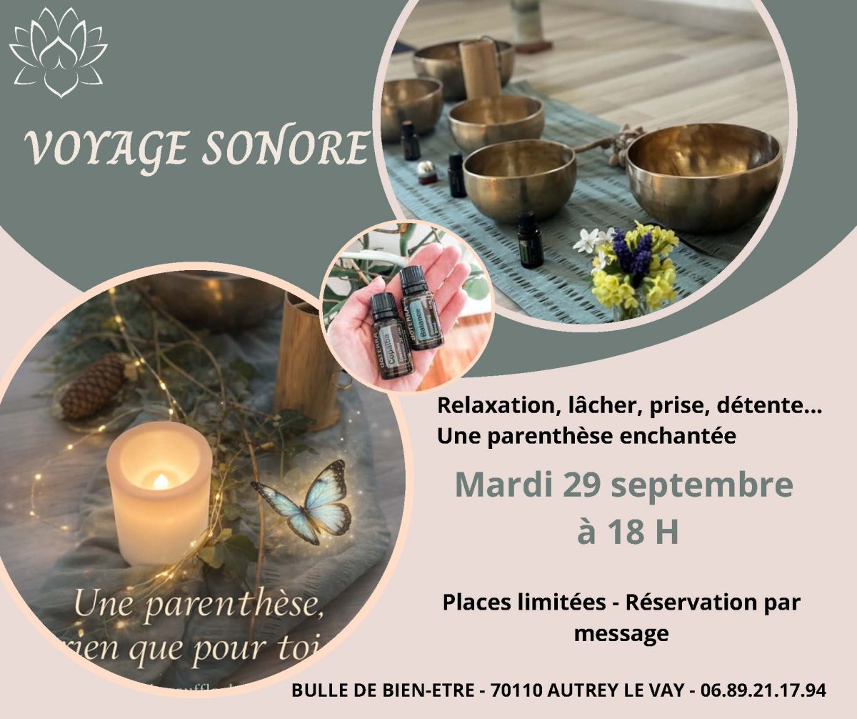 Voyage sonore - Bulle de bien-être