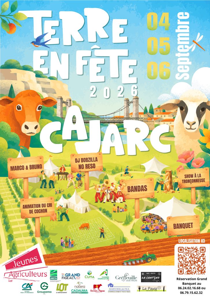 Marché gourmand de Terre en fête à Cajarc