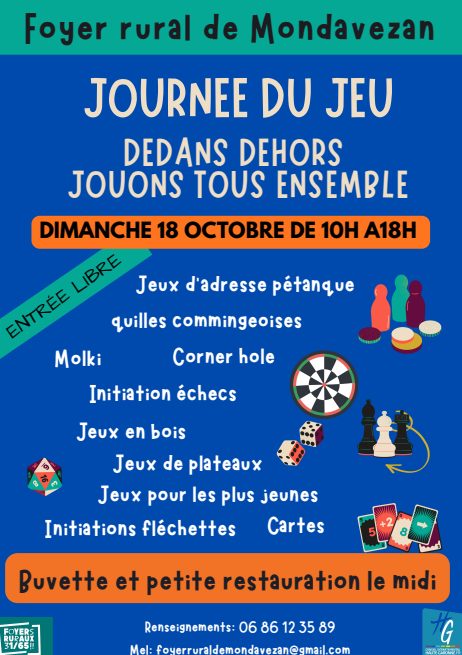 FETE DU JEU A MONDAVEZAN 2EME EDITION