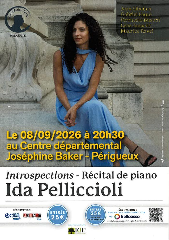 Récital de piano Ida Pelliccioli - par le Cercle Stefan Zweig