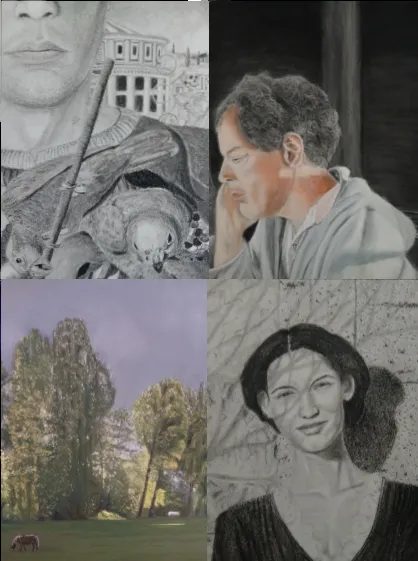 Malcolm Djuric à la galerie d'art la Poissonnerie