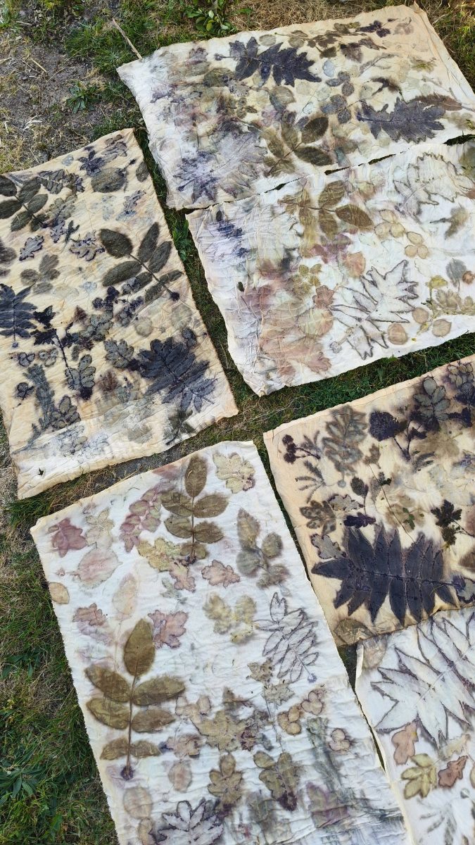 Stage impression végétale par cuisson vapeur - ECOPRINT