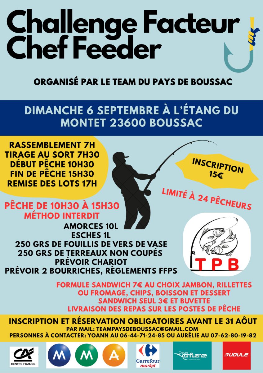 Challenge Facteur Chef Feeder (pêche)