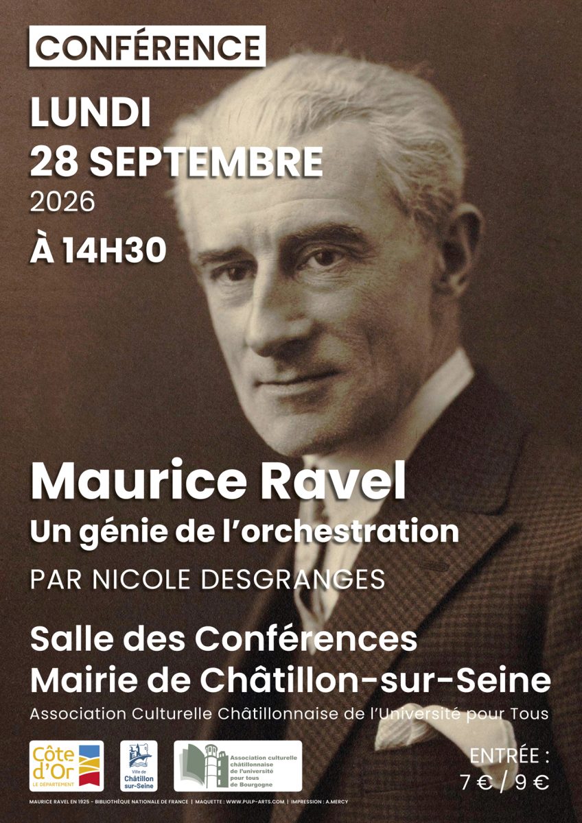 Conférence « Maurice Ravel, un génie de l'orchestration »