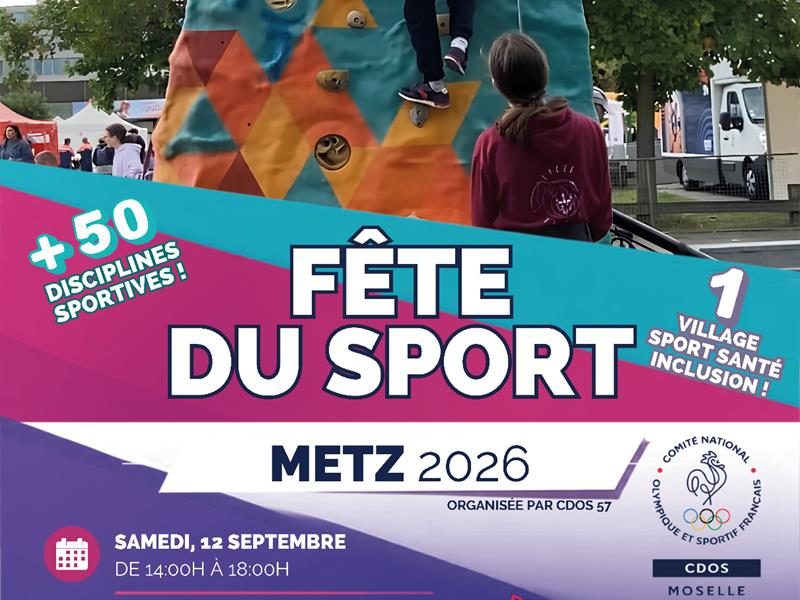 Évènement - Fête du sport 2026