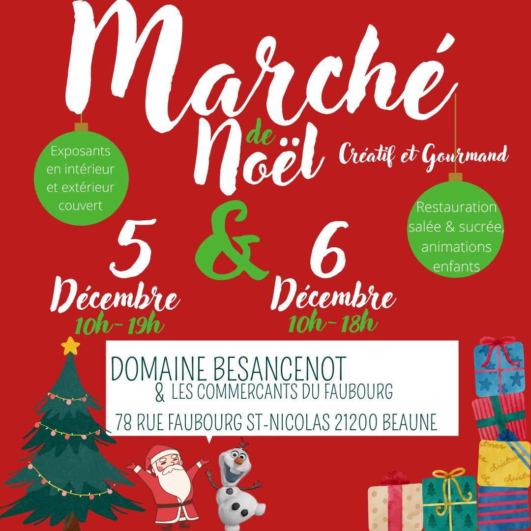 Marché de Noël des producteurs au Domaine Besancenot