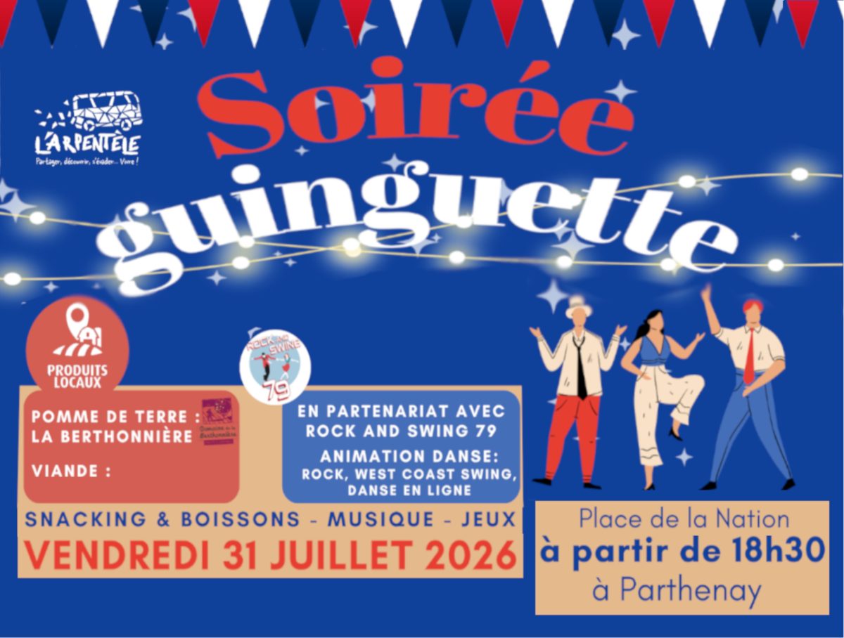 Soirée Guinguette à Parthenay