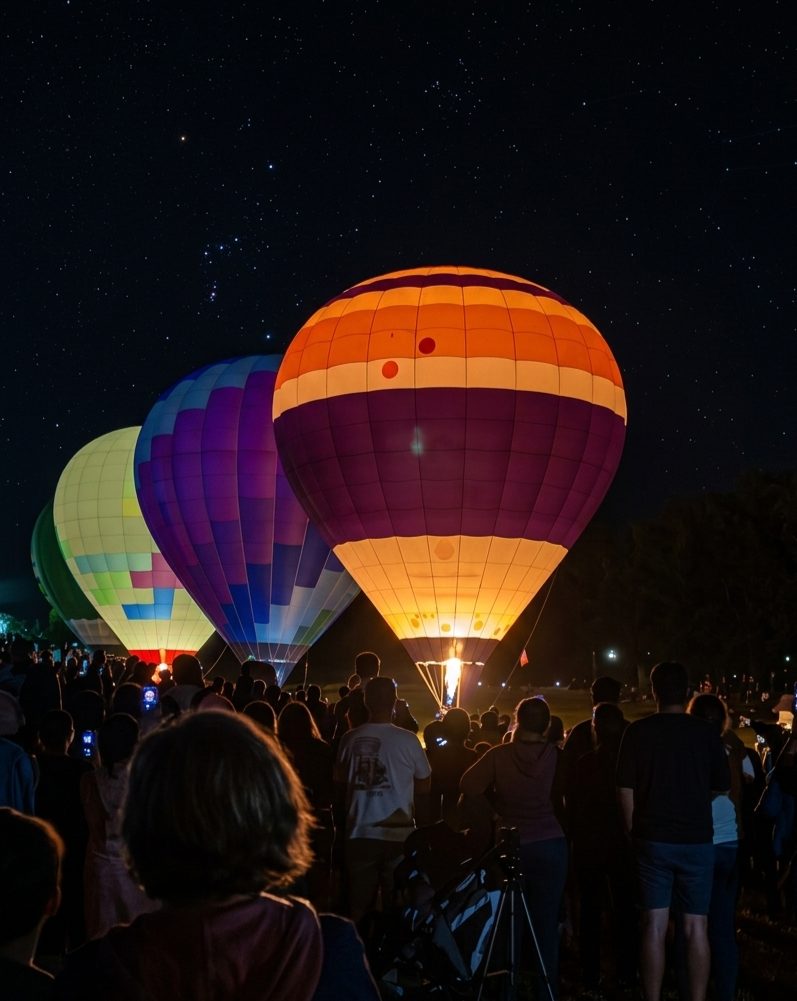 Spectacle des Montgolfières de Feu