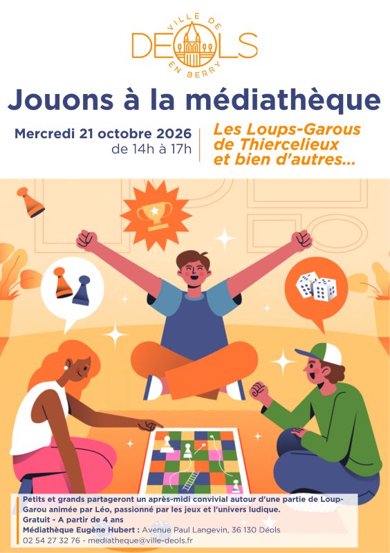 Jouons à la médiathèque