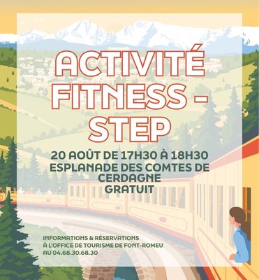 ACTIVITÉ FITNESS STEP - JEUDI 20 AOÛT