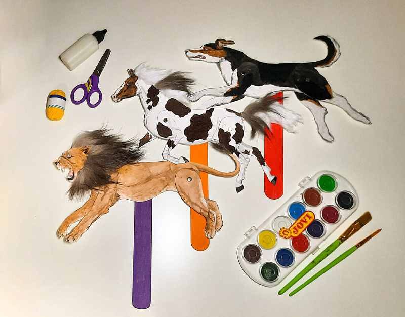 Visite-atelier : la ménagerie en mouvement