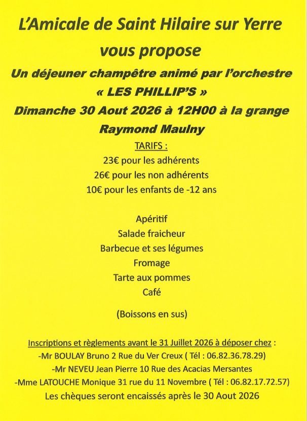 Déjeuner Champêtre