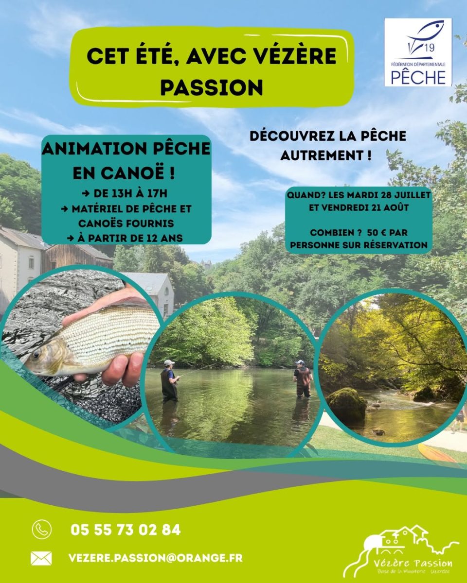 Pêche en canoë
