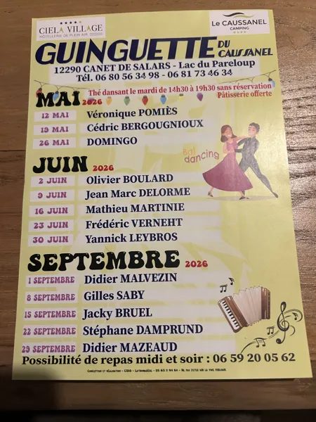 Thé Dansant - Guinguette du Caussanel