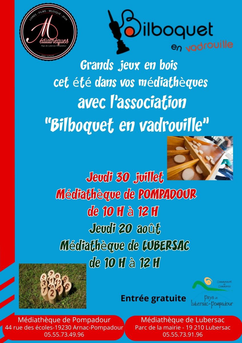 Animation : jeux en bois avec "Bilboquet en vadrouille"