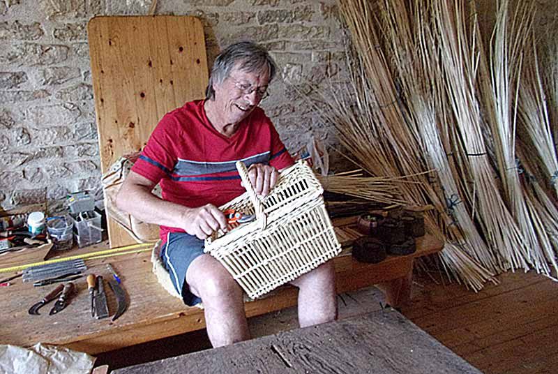 Danizel Jean-Michel, atelier de vannerie