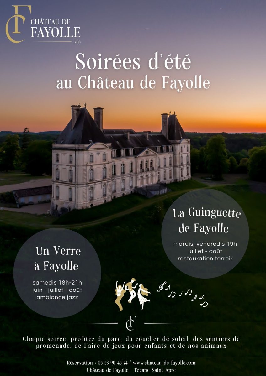 Un verre au Château de Fayolle