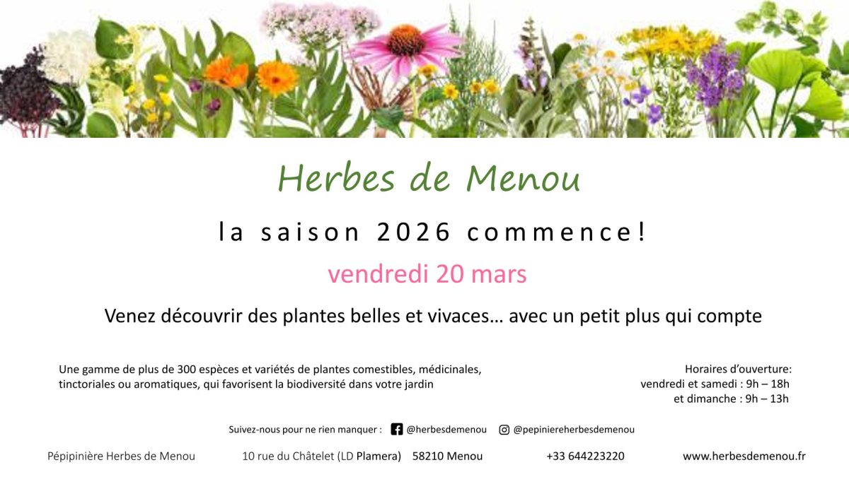 Herbes de Menou - Pépinière