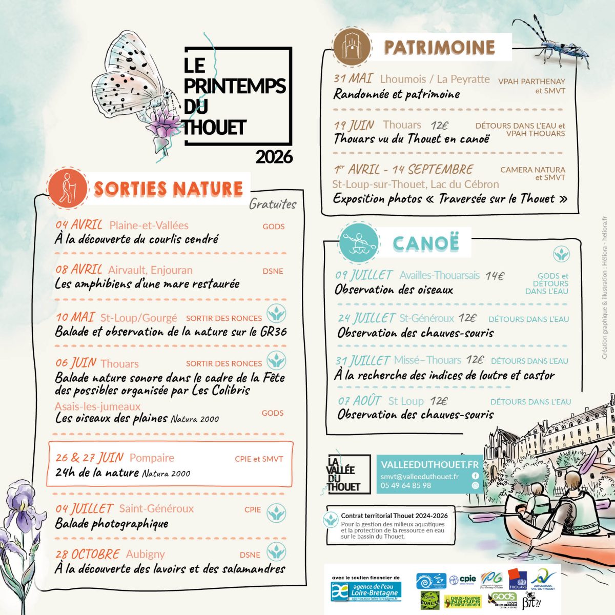 Le printemps du Thouet : À la recherche des indices de loutre et castor