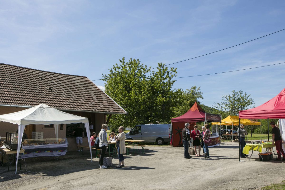 Marché des producteurs à Busy