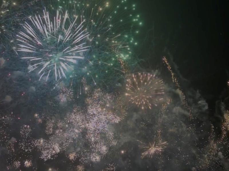 Bal des pompiers et feu d'artifice