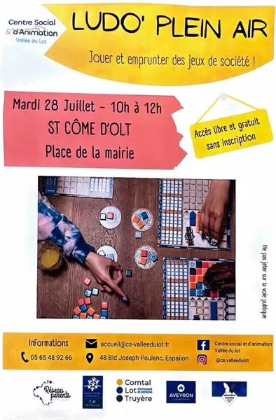 La LudO'Plein air à Saint-Côme d'Olt