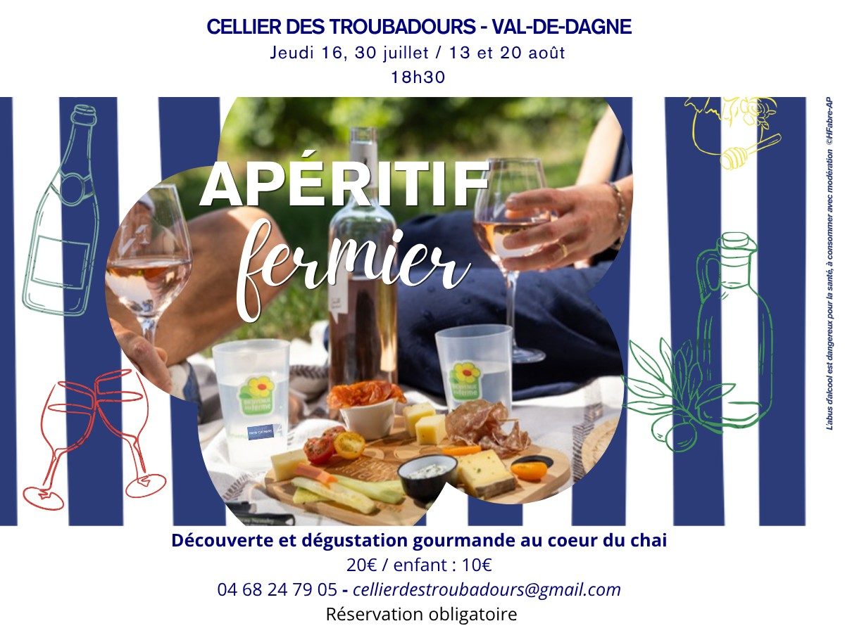 APÉRITIF FERMIER : DÉCOUVERTE ET DÉGUSTATION GOURMANDE AU COEUR DU CHAI