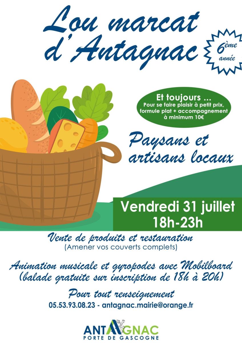 Marché gourmand - Lou Marcat