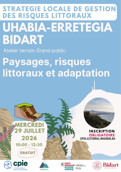 Paysages, risques littoraux et adaptation à Bidart - CPIE Littoral basque