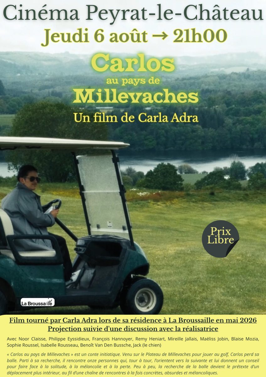 Projection Carlos au pays de Millevaches