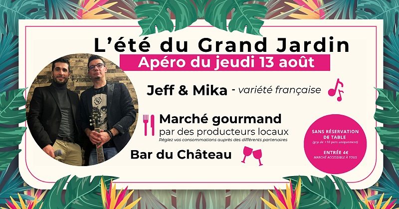 Apéro du jeudi 13 août - Jeff & Mika