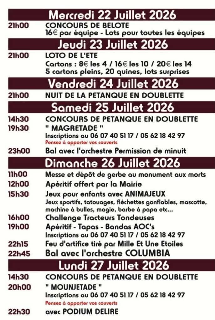 FÊTE À TOUTENS