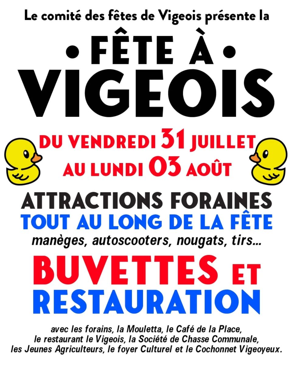 Fête annuelle de Vigeois