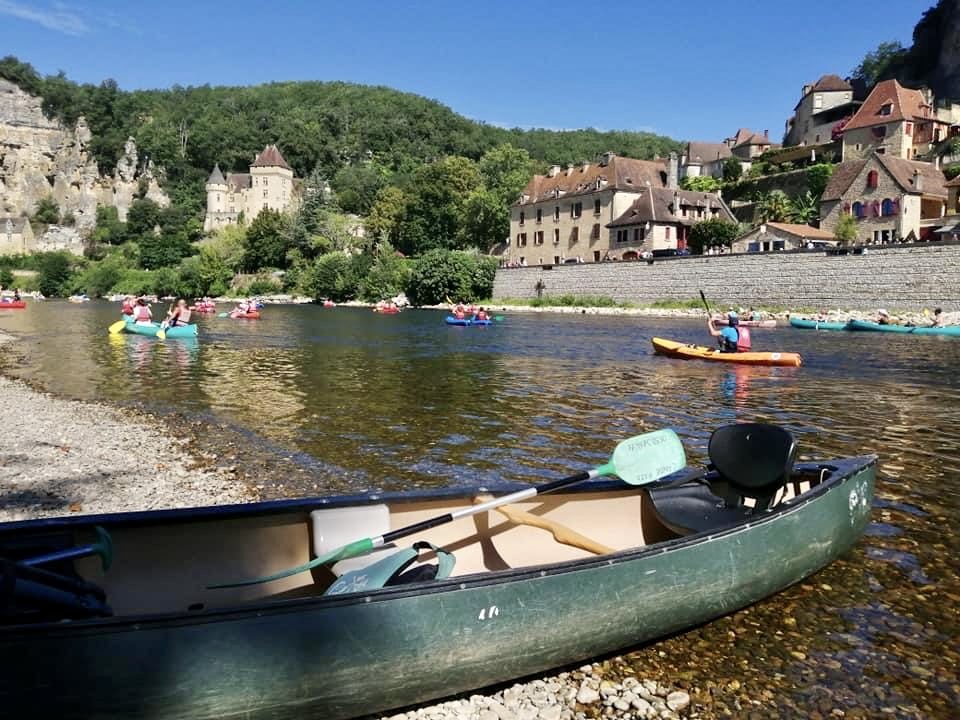 Canoës du Camping Le Rocher de la Cave