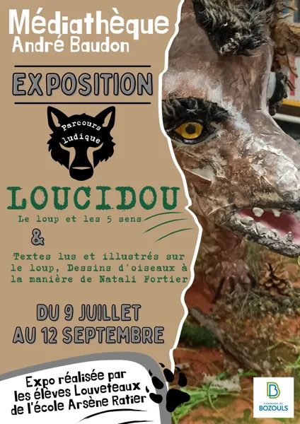 Exposition - "Loucidou" le loup et les 5 sens