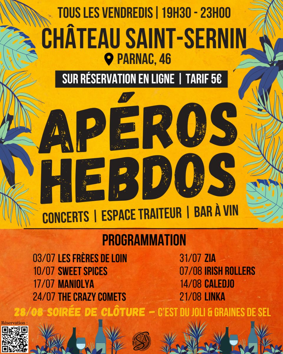 Apéro-hebdo au Château Saint-Sernin