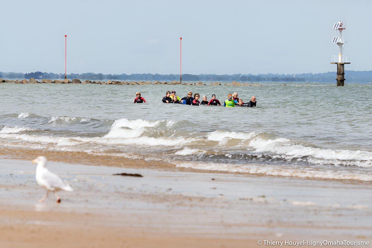 Marche aquatique - Longe Côte à Grandcamp-Maisy