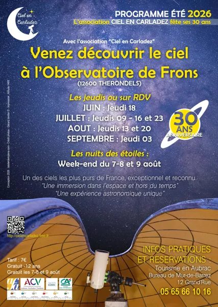Soirée astronomie avec Ciel en Carladez