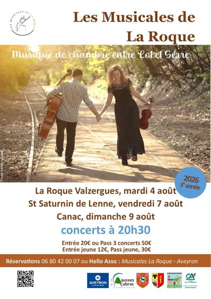 Les Musicales de La Roque en l'église de Saint Saturnin de Lenne