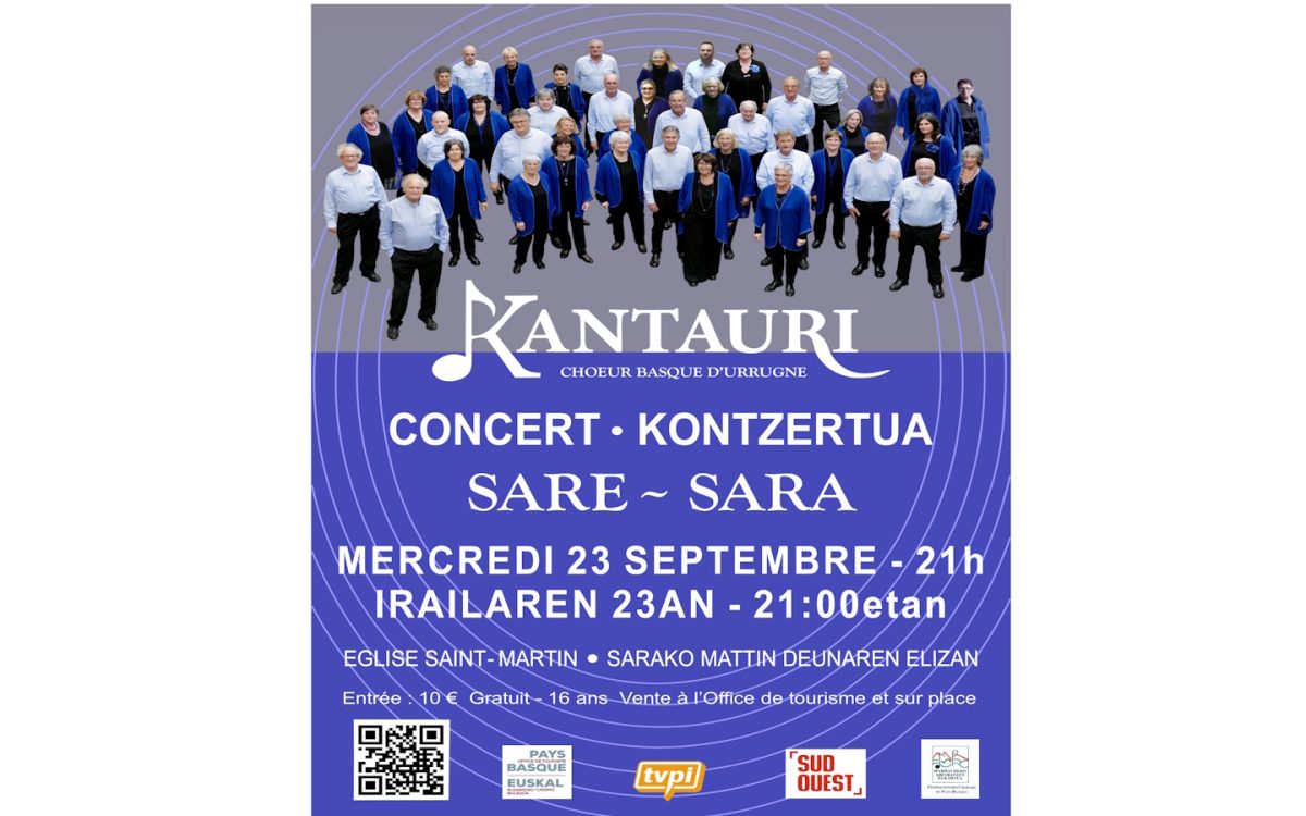 Concert de la chorale Kantauri Abesbatza