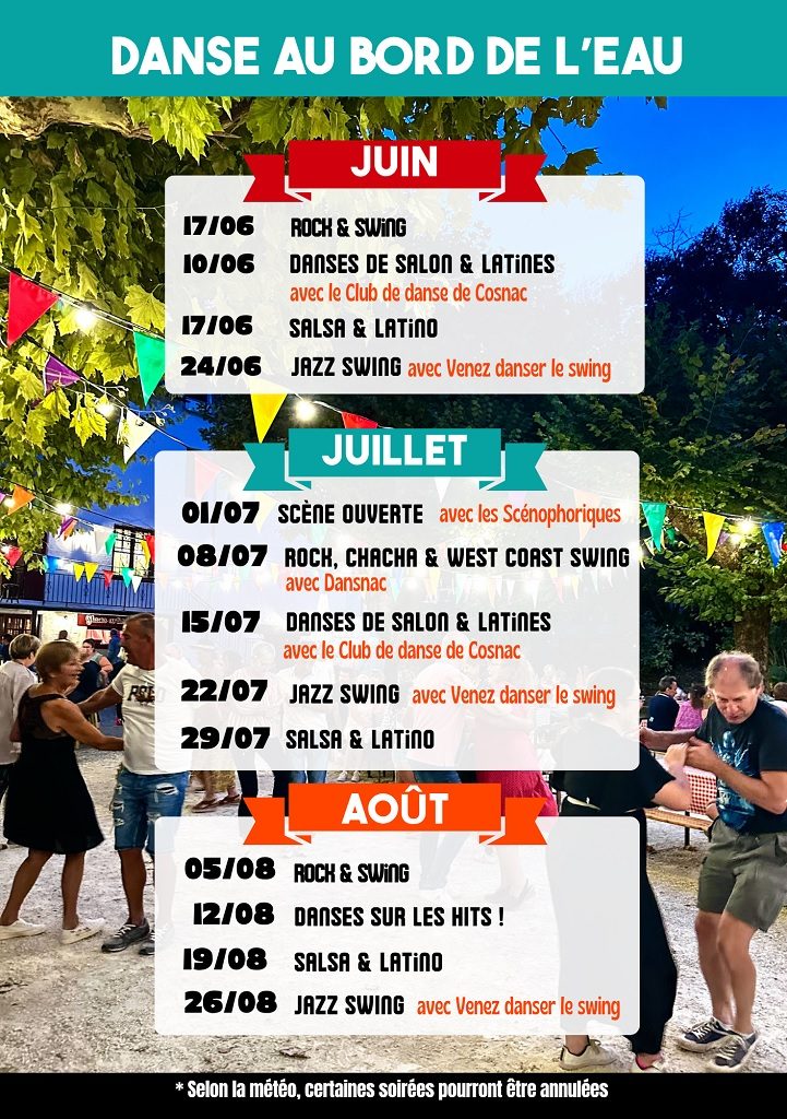 Cartouche & Cravate : soirée danse au bord de l'eau